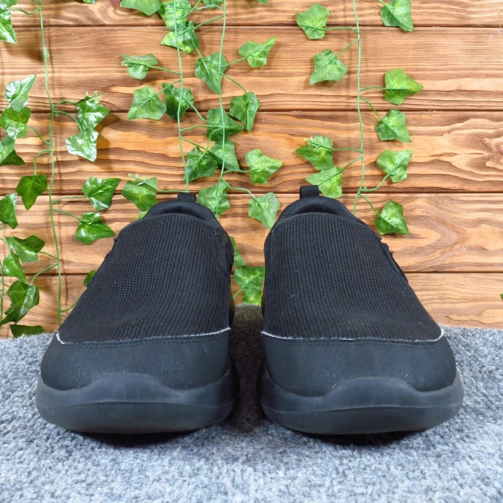 Skechers Go Walk Max Clinched Mens Walking Shoes Size 9.5 Athletic Black Mesh
